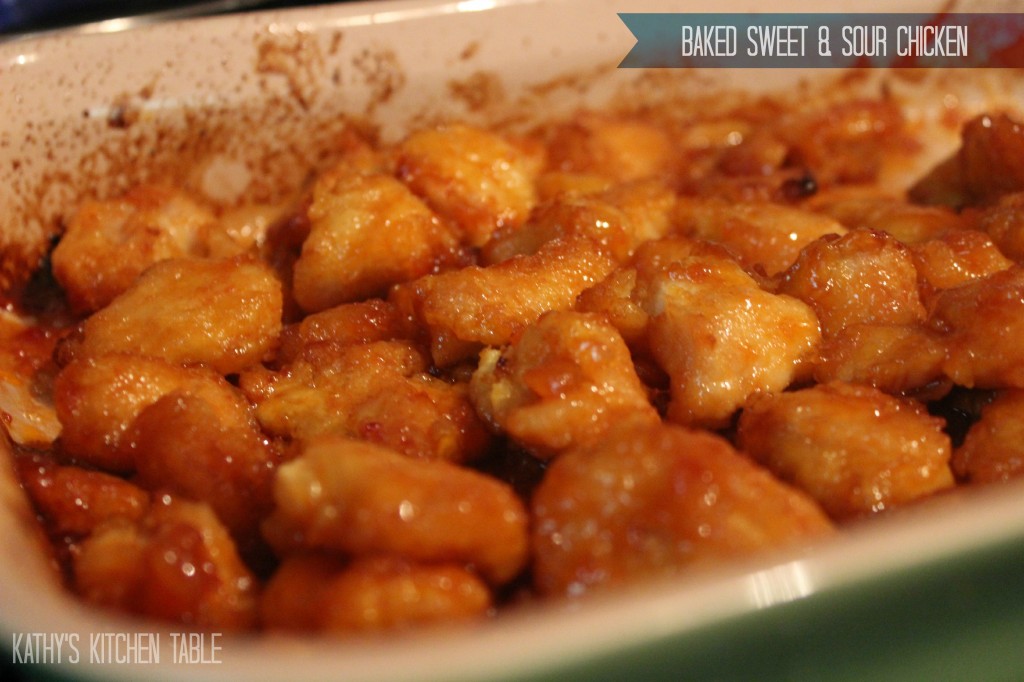 Baked Sweet & Sour Chicken | Kathy's Kitchen Table 
