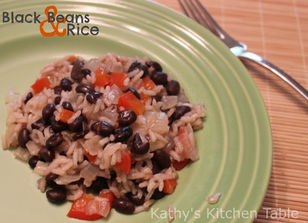 Black Beans and Rice | Kathy's Kitchen Table 