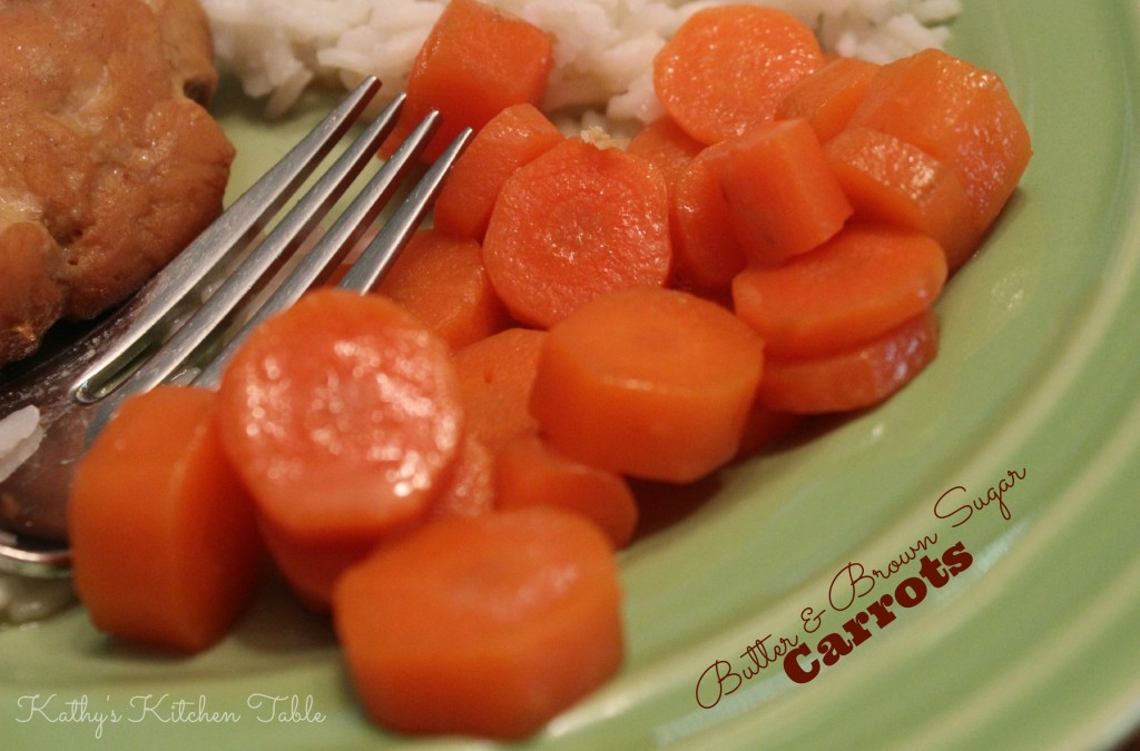 Butter & Brown Sugar Carrots | Kathy's Kitchen Table