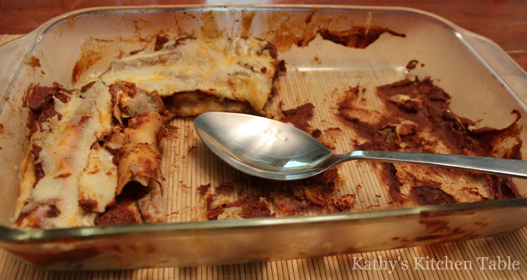 Enchiladas Rojas de Queso | Kathy's Kitchen Table