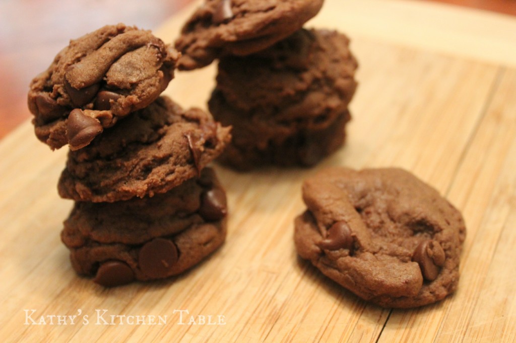 Double Chocolate Chip Cookies | Kathy's Kitchen Table 