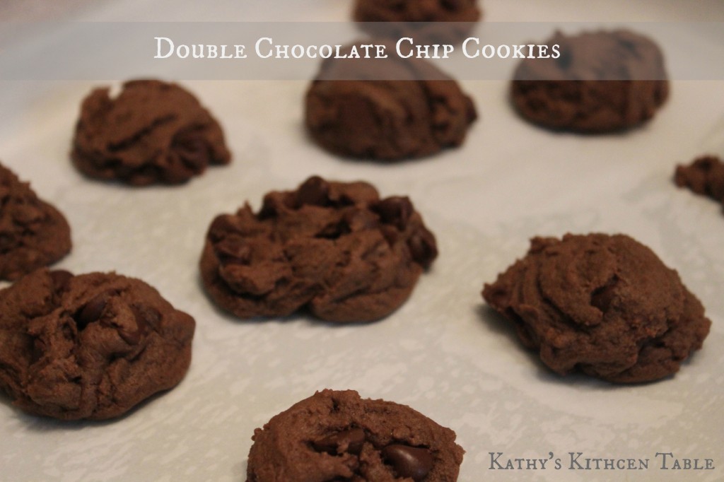 Double Chocolate Chip Cookies | Kathy's Kitchen Table 